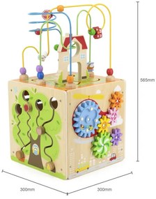 Edukačná kocka 5v1 Viga 44591 s priestorovým bludiskom