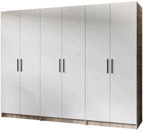 Skriňa X3 Gold 2d Dub Sonoma/Biela