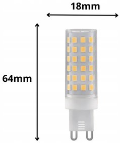 ECOLIGHT LED žiarovka G9 7W neutrálna biela