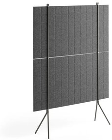 Paraván SPLIT, 1200x1500 mm, tmavo šedý