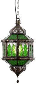 Orientálna lampa Biban Trombia zelená