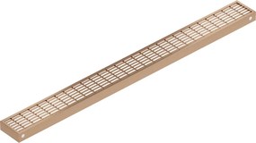 Mexen Flat, lineárny podlahový žľab 70 cm, medená matná, 1C33070