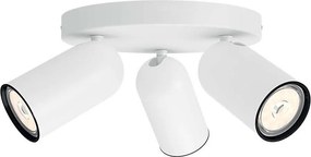 Philips - LED RGBW Stmievateľné bodové svietidlo PONGEE 3xGU10/4,8W/230V biela + diaľkové ovládanie