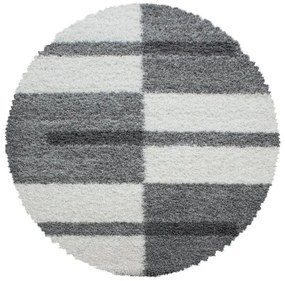 Ayyildiz Kusový koberec GALA 2505, Svetlá Sivá Rozmer koberca: 80 cm KRUH