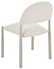 Čalouněná jídelní židle Maze béžovošedá