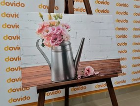 Obraz kytica kvetov v konvi