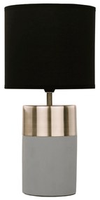 Kondela Stolná lampa, svetlosivá/čierna, QENNY TYP 20 LT8371