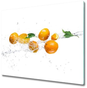 Sklenená doska na krájanie Pomaranče a voda 60x52 cm