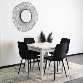 JAKS Rozkladací stôl 80 - 160cm Max biely 2/2