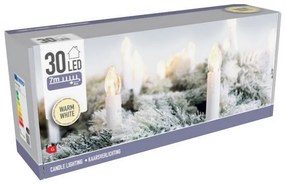 Vianočná svetelná LED reťaz Candle Lights, 30 LED