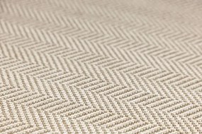 Šnúrkový obojstranný behúň Brussels 205681/10610 Linen krémový / béžový