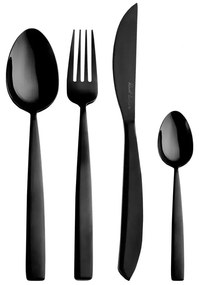 Čierny antikoro príbor 24 ks Black Luxure - Orion