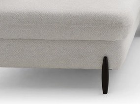 Rohová sedacia súprava Sienna 2, svetlo šedá látka, ľavý roh