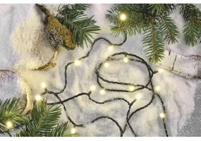 LED Vianočná vonkajšia reťaz 120xLED/8 módov 17m IP44 teplá biela