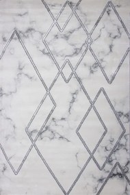 Koberec DIAMOND K4421S strieborný