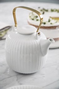 KÄHLER Porcelánová čajová kanvica Hammershøi White 1,2 l