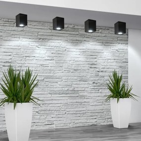 Bodové svietidlo HADAR Q1 1xGU10/10W/230V čierna