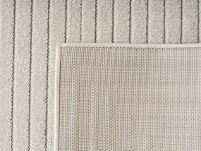 Ayyildiz, Kusový koberec Nova 1202 cream - na von aj na doma, 120x170, biela, chodba / predsieň