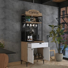 Skriňa Jehy Walnut and White