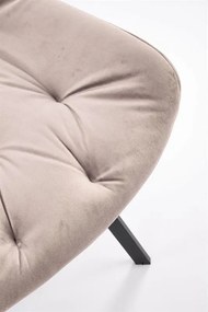 OTOČNÁ JEDÁLENSKÁ STOLIČKA TIARA BÉŽOVÁ