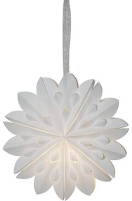 Biela vianočná svetelná dekorácia ø 40 cm Clipp - Star Trading