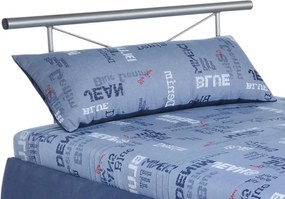 Posteľ Caribic 110x200 cm, modrá