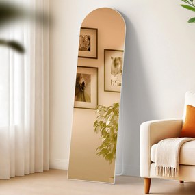 Zrkadlo Moline 140x40 cm - biele matné