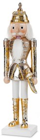 VIANOČNÁ FIGÚRKA NUTCRACKER 25CM ZLATÁ