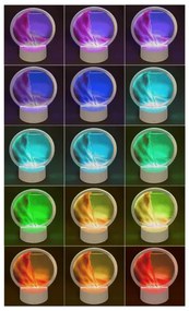 OUT OF THE BLUE KG LED pohyblivý obraz z piesku - Zelená