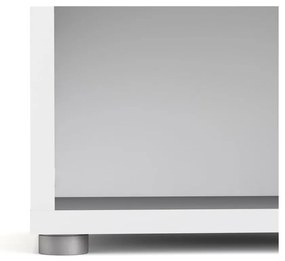 Biela modulárna knižnica 89x189 cm Prima – Tvilum