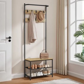 Vešiakový stojan s botníkom HSR411B88 dub artisan