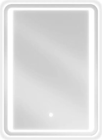 Mexen Zusa podsvietené kúpeľňové zrkadlo 50 x 70 cm, LED 6000K, proti zahmlievaniu - 9808-050-070-611-00