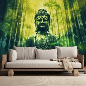 Gario Fototapeta Budha v bambusovom lese Materiál: Vliesová, Rozmery: 100 x 70 cm
