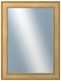 DANTIK - Zrkadlo v rámu, rozmer s rámom 60x80 cm z lišty TOOTH zlatá (2778)