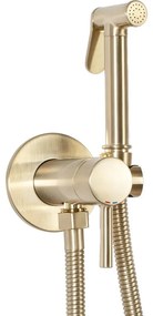 REA-B6311 -Bidetová batéria s bidetovou sprškou pre podomietkovú inštaláciu LUNGO v brúsenom zlate