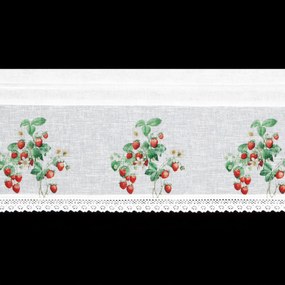 KRÁTKA ZÁCLONA NA PÁSKE KSENIA 150X30 CM VIACFAREBNÁ