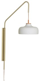 Biele/béžové nástenné svietidlo do zásuvky ø 29 cm Current – Hübsch