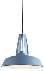 Vintage závesné svietidlo modré 43 cm - Living