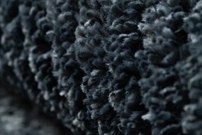 Koberec SEVILLA PC00B pruhy modrý, Maroko, Shaggy