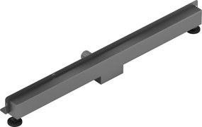 Mexen Flat Wall, sprchový žľab na stenu 2v1, 80 cm, brúsený grafit, 1E30080