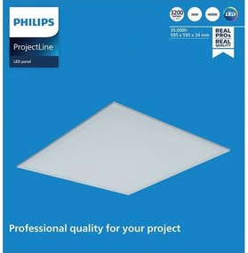 Philips - LED Panel podhľadový PROJECTLINE LED/36W/230V 59,5x59,5 cm