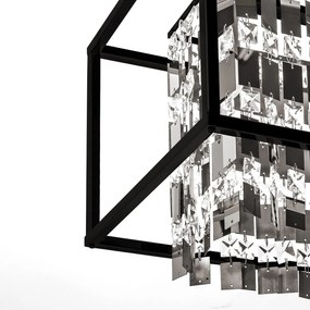 Toolight Toolight, závesné svietidlo 4xE27 APP1112-4CP, čierna, OSW-01458