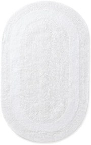 Kúpeľňový koberček Javo Cotton biely ovál