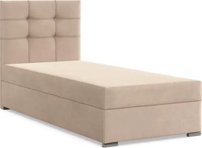 Čalúnená posteľ ELDA Velvet 90×200 cm béžová