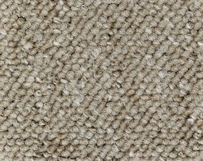 Timzo, Metrážny koberec Bingo 6814, na mieru, šíře 3m,4m,5m, béžová, filc, obývacia izba