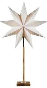 Markslöjd 706042 - Vianočná dekorácia SOLVALAA 1xE14/25W/230V biela/drevo