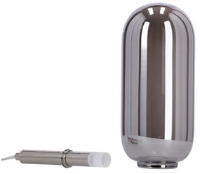 Antracitové LED závesné svietidlo so skleneným tienidlom ø 13 cm Fiuggi – Candellux Lighting