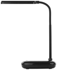 LED Stmievateľná flexibilná stolná lampa LED/12W/230V 3000K/4000K/6500K čierna