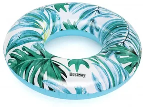 Nafukovacie koleso Bestway 36237 modré, s listami 119 cm