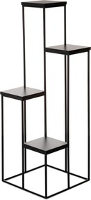 STOJAN NA KVETINÁČ KASKADA1 110X40X40 CM ČIERNA